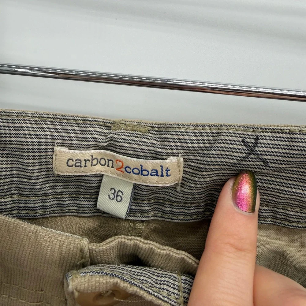 Carbon 2 Cobalt Better Bet Bedford Pants Size 36 Khaki Chino Effortlessly Cool